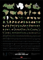 “Land” 3.0 Poster with infographics
