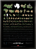 “Land” 3.0 Poster with infographics